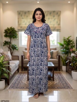 Batiq Patch Nighty Free Size(XXL) -DPN450
