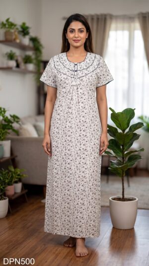 Double Patch Nighty Free Size(XXL) -DPN500