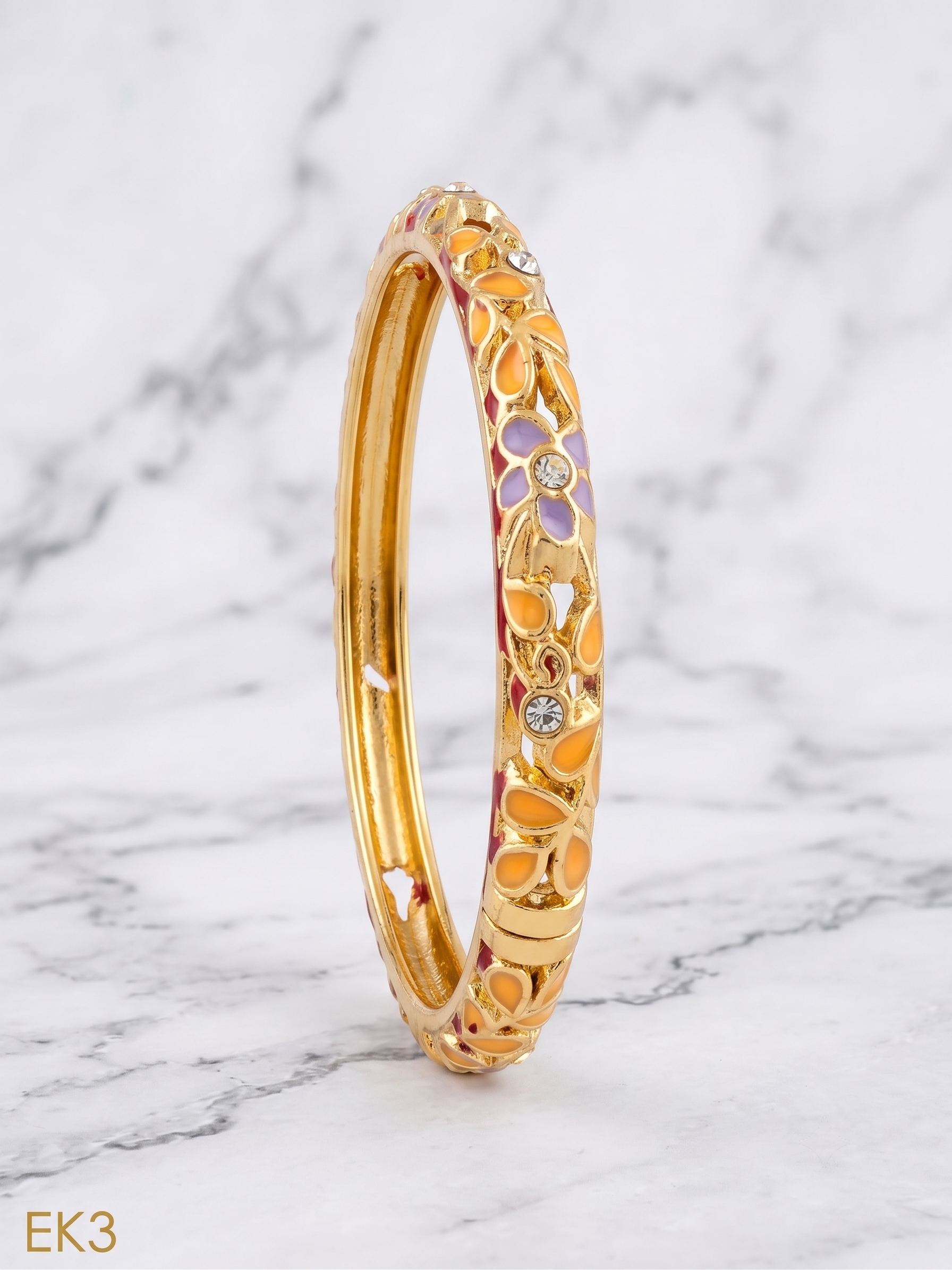 Enamel Openable Bangle-EK3