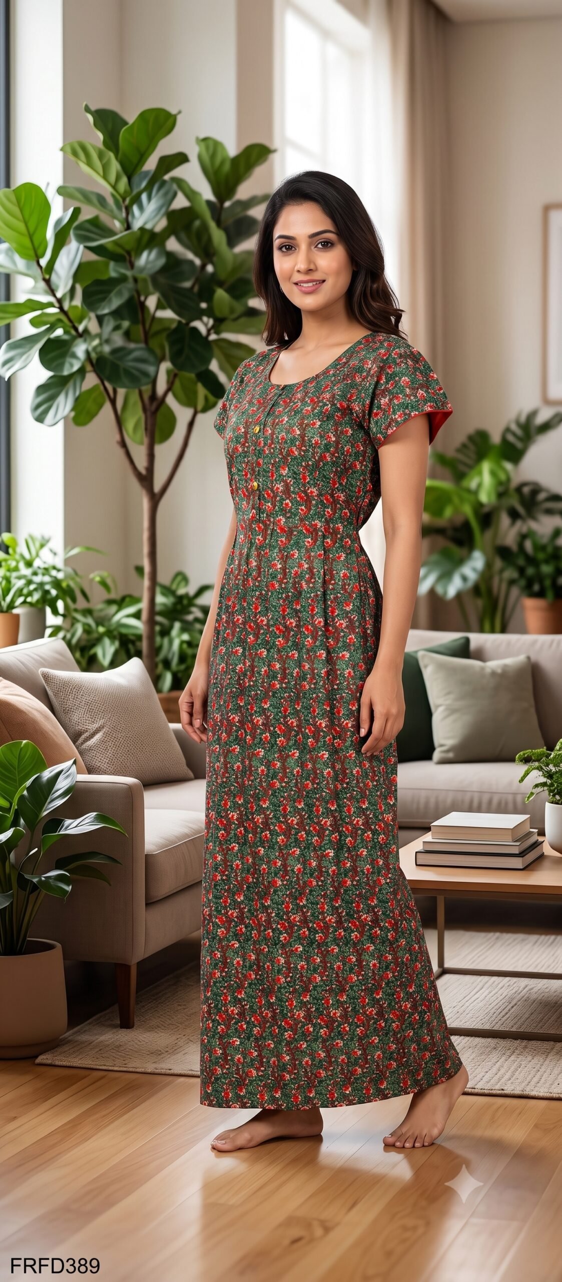 FROCK FEEDING NIGHTY FREE SIZE(XXL)-FRFD389