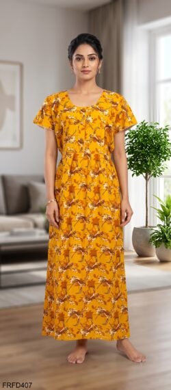 FROCK FEEDING NIGHTY FREE SIZE(XXL)-FRFD407