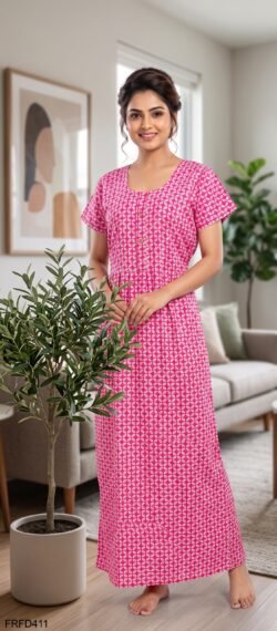 FROCK FEEDING NIGHTY FREE SIZE(XXL)-FRFD411