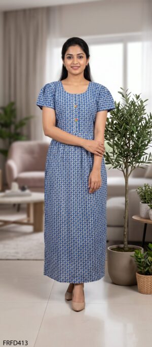 FROCK FEEDING NIGHTY FREE SIZE(XXL)-FRFD413
