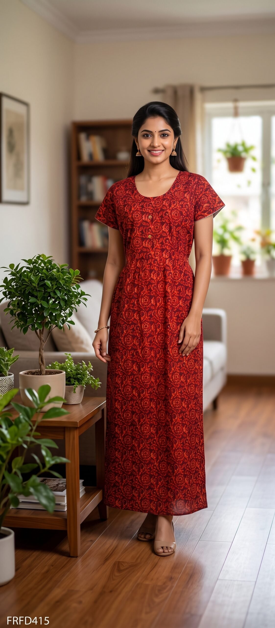 FROCK FEEDING NIGHTY FREE SIZE(XXL)-FRFD415