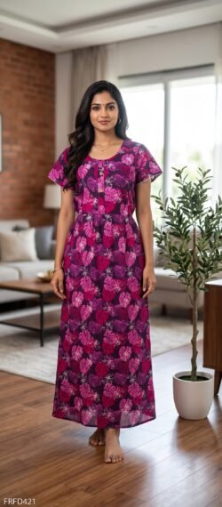 FROCK FEEDING NIGHTY FREE SIZE(XXL)-FRFD421