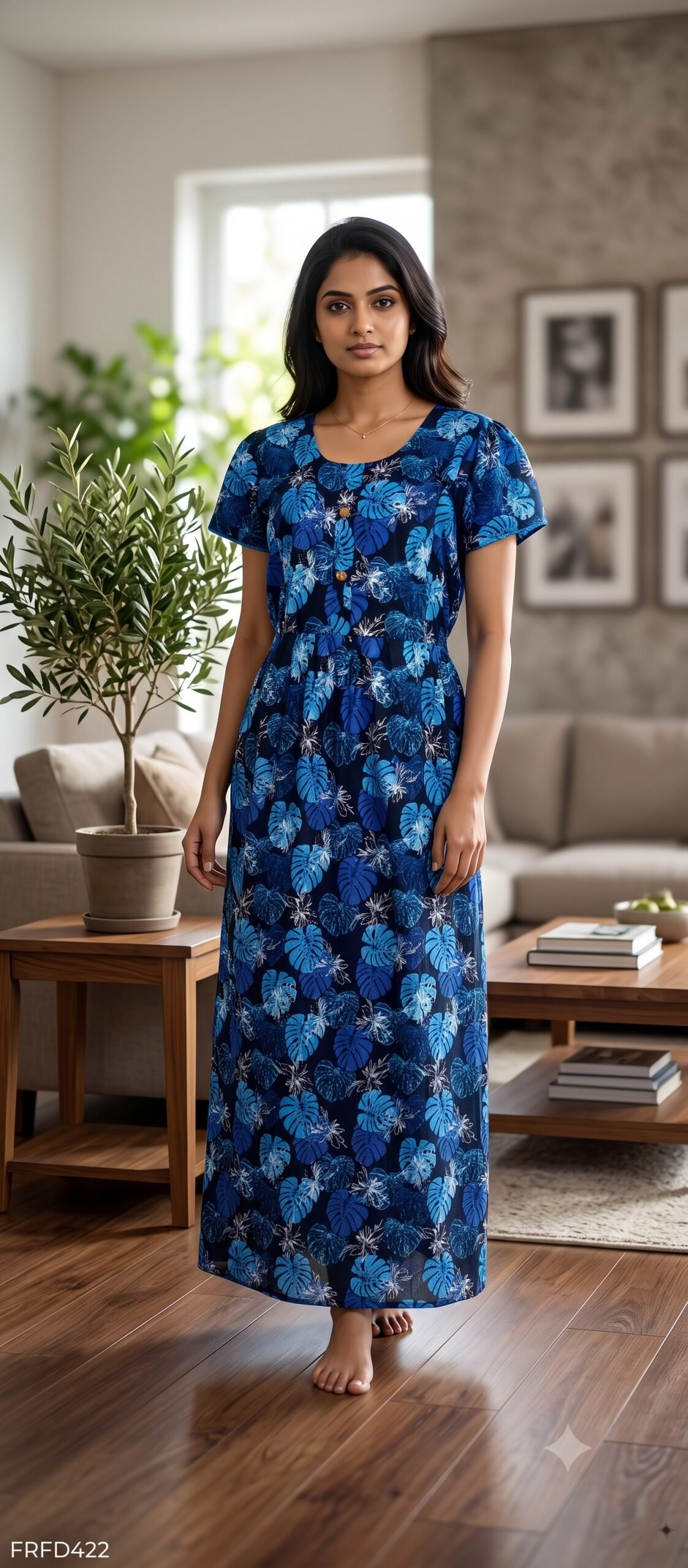 FROCK FEEDING NIGHTY FREE SIZE(XXL)-FRFD422