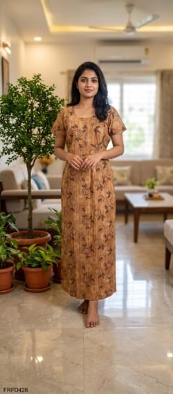 FROCK FEEDING NIGHTY FREE SIZE(XXL)-FRFD426