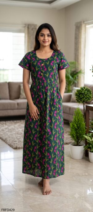 FROCK FEEDING NIGHTY FREE SIZE(XXL)-FRFD429