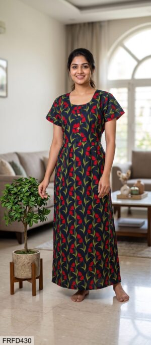 FROCK FEEDING NIGHTY FREE SIZE(XXL)-FRFD430
