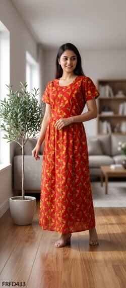 FROCK FEEDING NIGHTY FREE SIZE(XXL)-FRFD433