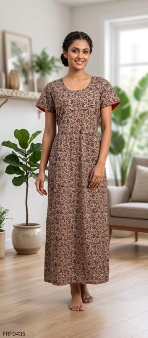 FROCK FEEDING NIGHTY FREE SIZE(XXL)-FRFD435