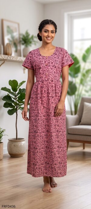 FROCK FEEDING NIGHTY FREE SIZE(XXL)-FRFD436