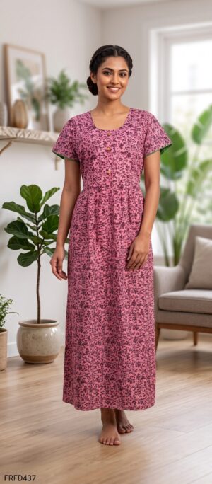 FROCK FEEDING NIGHTY FREE SIZE(XXL)-FRFD437