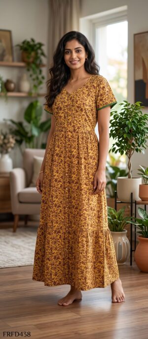 FROCK FEEDING NIGHTY FREE SIZE(XXL)-FRFD438