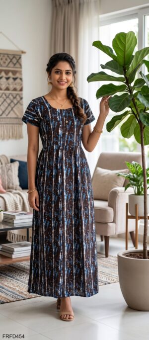 FROCK FEEDING NIGHTY FREE SIZE(XXL)-FRFD454