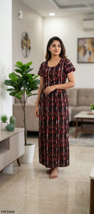FROCK FEEDING NIGHTY FREE SIZE(XXL)-FRFD456