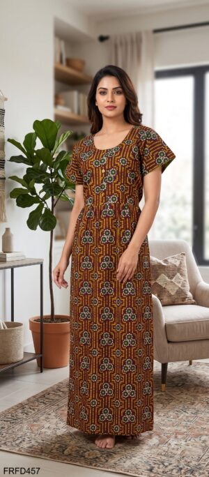 FROCK FEEDING NIGHTY FREE SIZE(XXL)-FRFD457
