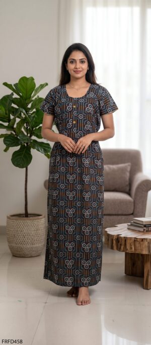 FROCK FEEDING NIGHTY FREE SIZE(XXL)-FRFD458