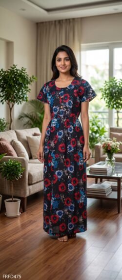 FROCK FEEDING NIGHTY FREE SIZE(XXL)-FRFD475
