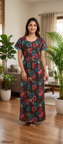 FROCK FEEDING NIGHTY FREE SIZE(XXL)-FRFD476