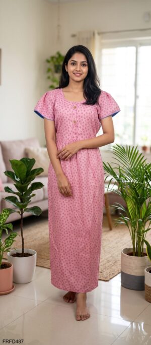 FROCK FEEDING NIGHTY FREE SIZE(XXL)-FRFD487