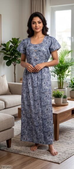 FROCK FEEDING NIGHTY FREE SIZE(XXL)-FRFD491