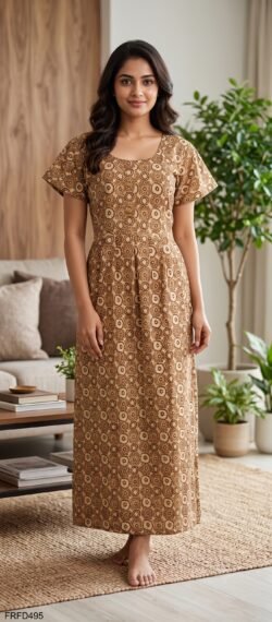 FROCK FEEDING NIGHTY FREE SIZE(XXL)-FRFD495
