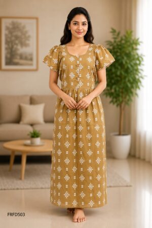 FROCK FEEDING NIGHTY FREE SIZE(XXL)-FRFD503