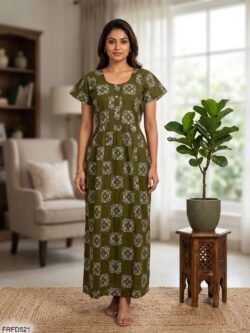 FROCK FEEDING NIGHTY FREE SIZE(XXL)-FRFD521