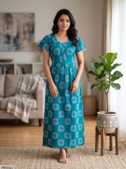 FROCK FEEDING NIGHTY FREE SIZE(XXL)-FRFD522
