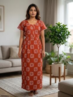 FROCK FEEDING NIGHTY FREE SIZE(XXL)-FRFD524
