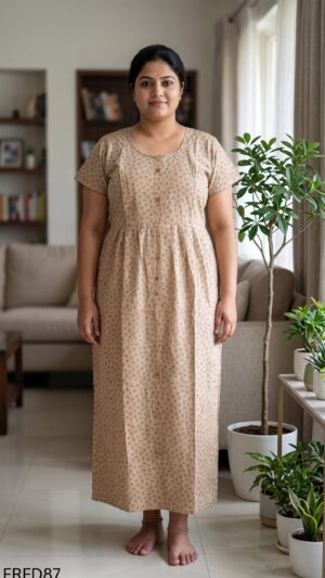 Frock Feeding Nighty Free Size(XXL)-FRFD525