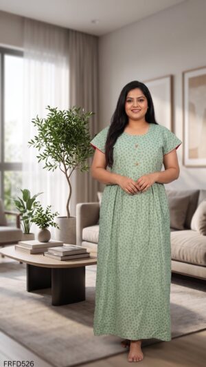 Frock Feeding Nighty Free Size(XXL)-FRFD526