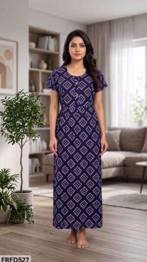 Frock Feeding Nighty Free Size(XXL)-FRFD527