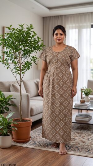 Frock Feeding Nighty Free Size(XXL)-FRFD528