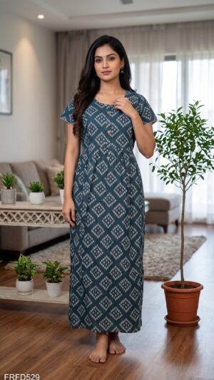 Frock Feeding Nighty Free Size(XXL)-FRFD530