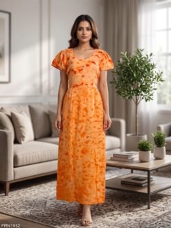 Batiq Frock Nighty Free Size(XXL) -FRN1932
