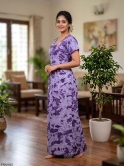 Batiq Frock Nighty Free Size(XXL) -FRN1933