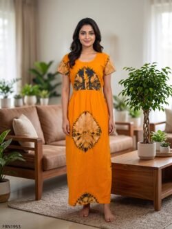 Batiq Frock Nighty Free Size(XXL) -FRN1953