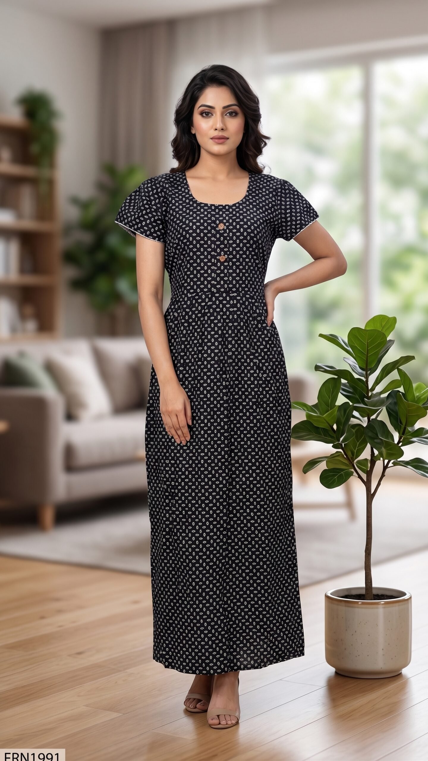 Frock Nighty Free Size(XXL) -FRN1991