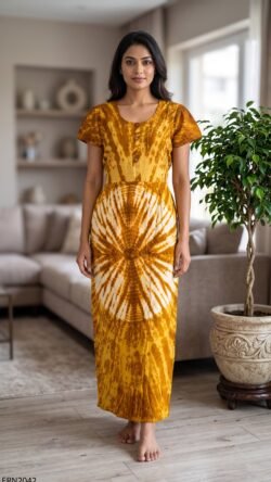 Batiq Frock Nighty Free Size(XXL) -FRN2042