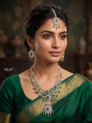 Premium Necklace With Ear Rings -NL87