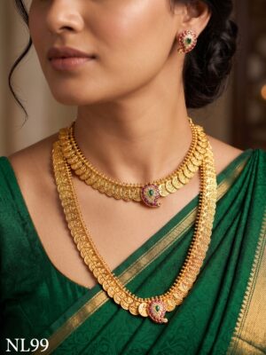 Premium Necklace With Ear Rings-NL99