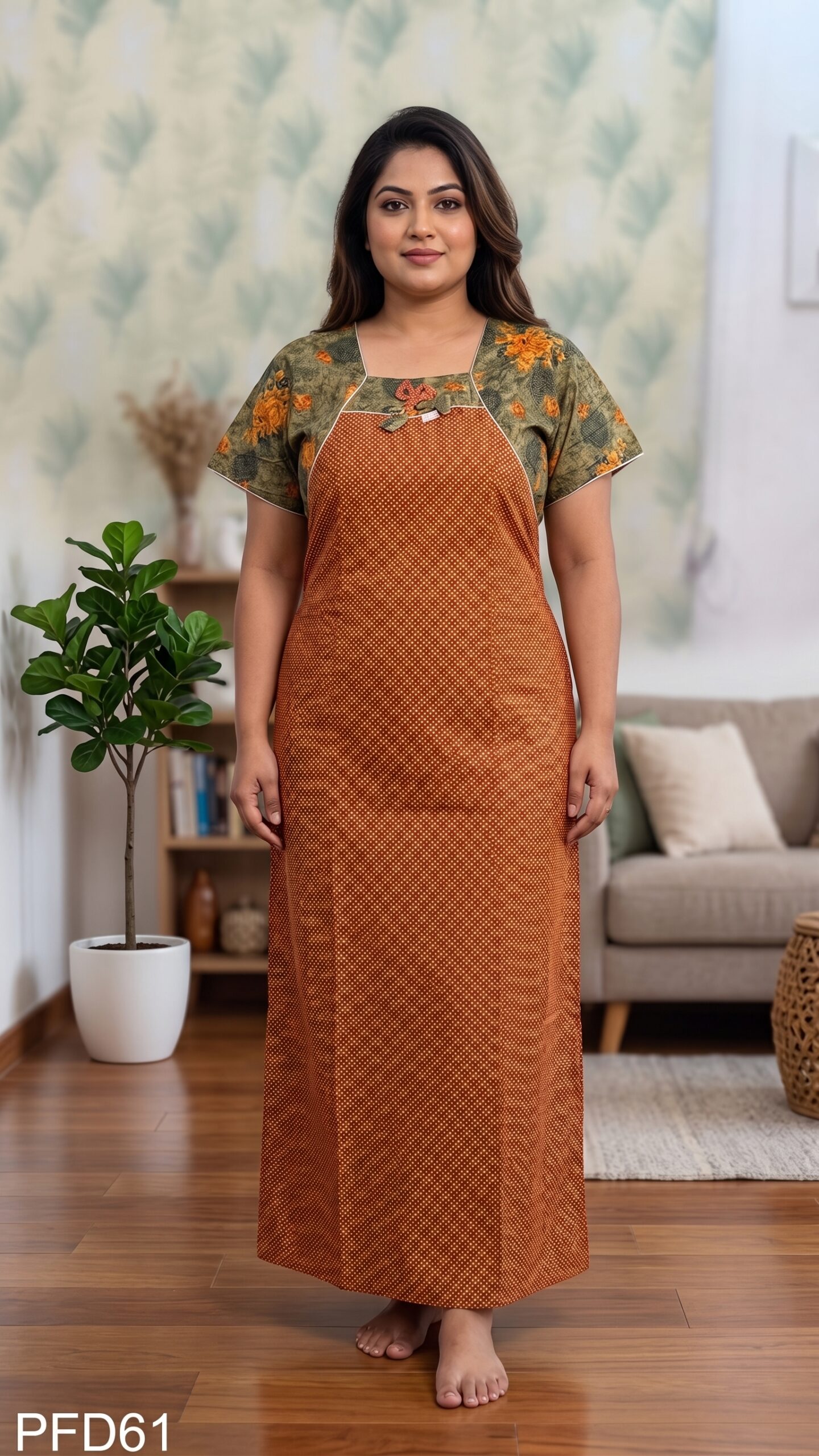 Feeding Nighty Free Size(XXL)-PFD61