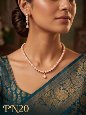 Panchaloham Necklace With Ear Rings-PN20