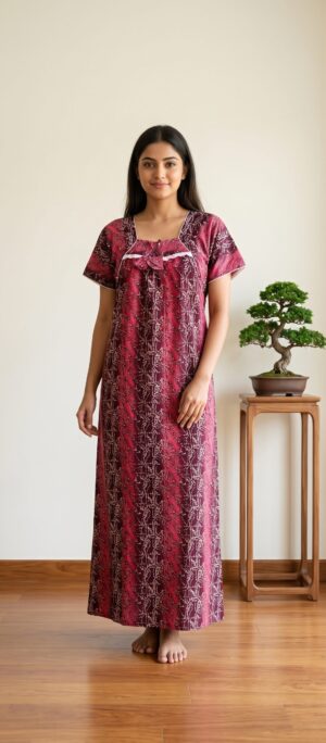 Piping Nighty Free Size(XXL)-PPG15