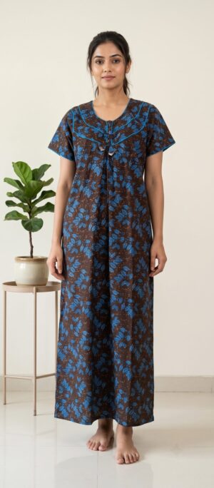 Piping Nighty Free Size(XXL)-PPG22