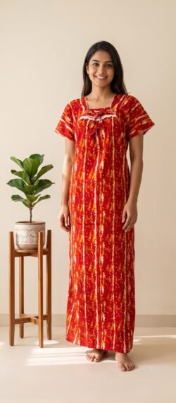 Piping Nighty Free Size(XXL)-PPG24