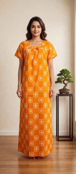 Piping Nighty Free Size(XXL)-PPG25