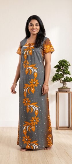 Piping Nighty Free Size(XXL)-PPG26